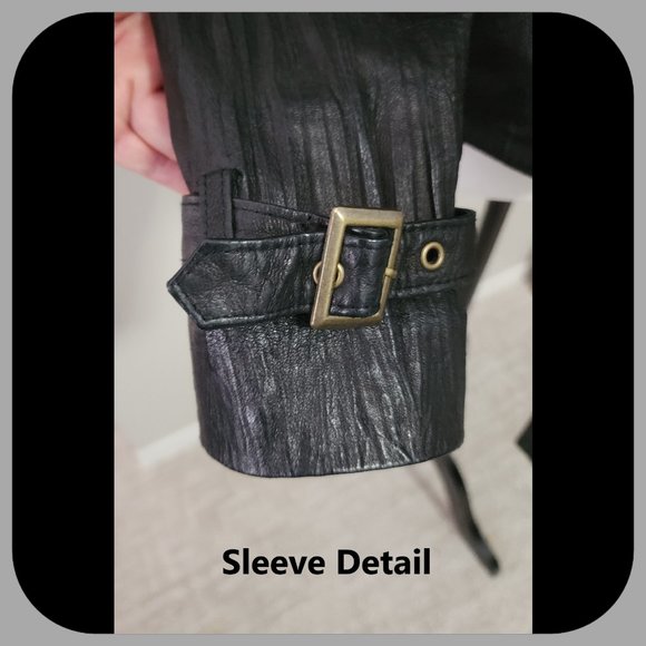 INC || Cute Soft Genuine Leather Jacket (SIZE M) - Picture 4 of 9